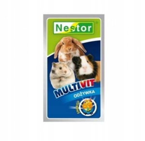 NESTOR Witaminy dla świnki morskiej królika szynszyla 050 MULTIVIT 20g