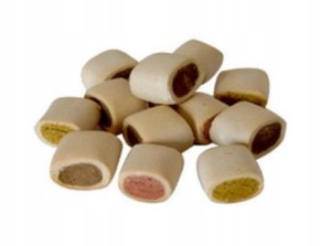 Ciastka paszteciki MINI treserki mix smaków dla psa 500g