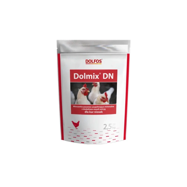 DOLMIX DN Mieszanka paszowa witaminy dla kur niosek 2,5kg DOLFOS