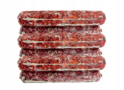 Mięso mrożone dla psa WIEPRZOWO WOŁOWE bez kości baton 20kg BARF