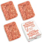 Mięso mrożone dla psa wołowo - indycze kostka b/k bez kości 1kg BARF