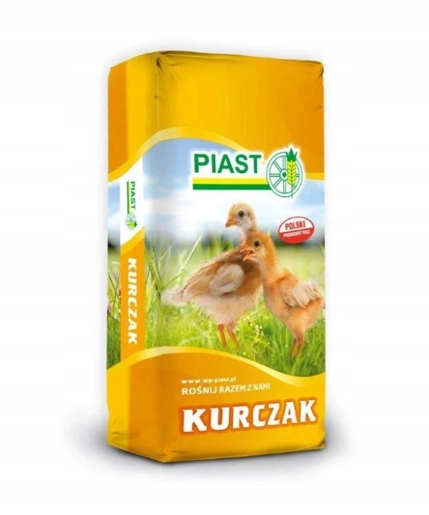 Pasza dla kurcząt hodowlanych granulat KURCZAK 2G (P371G) 25kg PIAST