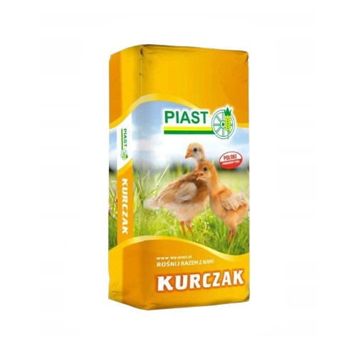 Pasza dla kurcząt hodowlanych KURCZAK 1G (P370K) do 8 tyg. 25kg PIAST