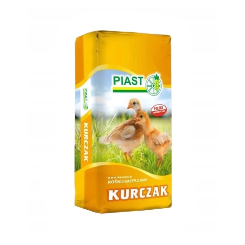 Pasza dla kurcząt hodowlanych KURCZAK 1G (P370K) do 8 tyg. 25kg PIAST