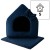 Royal House R:1 ekskluzywny domek legowisko GRANAT 38x32cm S