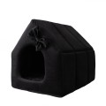 Royal House R:1 ekskluzywny domek legowisko CZARNE 38x32cm S