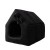 Royal House R:1 ekskluzywny domek legowisko CZARNE 38x32cm S