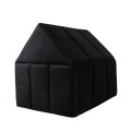 Royal House R:1 ekskluzywny domek legowisko CZARNE 38x32cm S