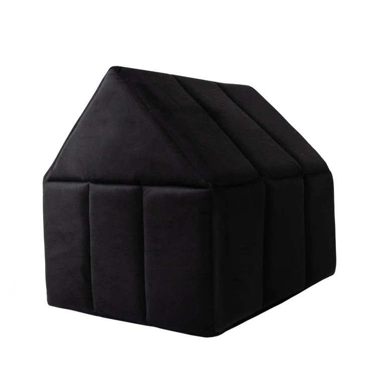 Royal House R:1 ekskluzywny domek legowisko CZARNE 38x32cm S