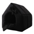 Royal House R:1 ekskluzywny domek legowisko CZARNE 38x32cm S