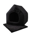 Royal Prestige R:2 legowisko posłanie ekskluzywny domek CZARNE 44x37cm M