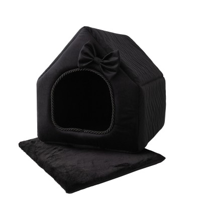 Royal Prestige R:2 legowisko posłanie ekskluzywny domek CZARNE 44x37cm M