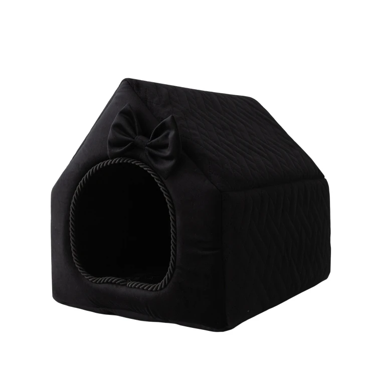 Royal Prestige R:2 legowisko posłanie ekskluzywny domek CZARNE 44x37cm M
