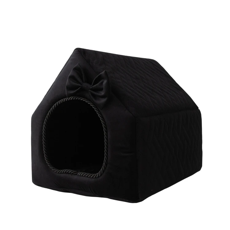 Royal Prestige R:2 legowisko posłanie ekskluzywny domek CZARNE 44x37cm M