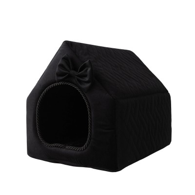 Royal Prestige R:2 legowisko posłanie ekskluzywny domek CZARNE 44x37cm M