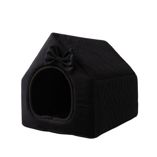 Royal Prestige R:2 legowisko posłanie ekskluzywny domek CZARNE 44x37cm M