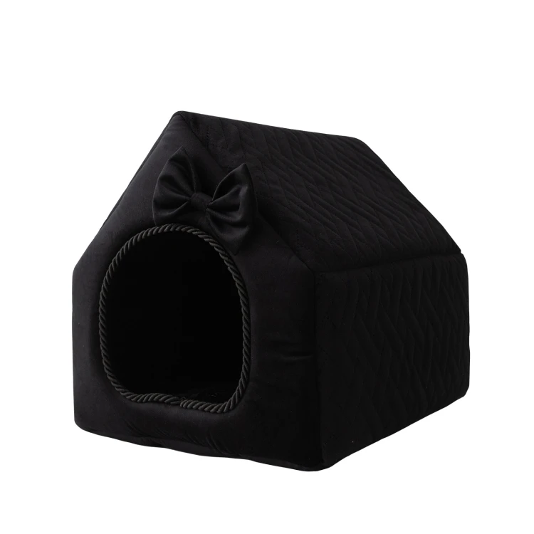 Royal Prestige R:2 legowisko posłanie ekskluzywny domek CZARNE 44x37cm M