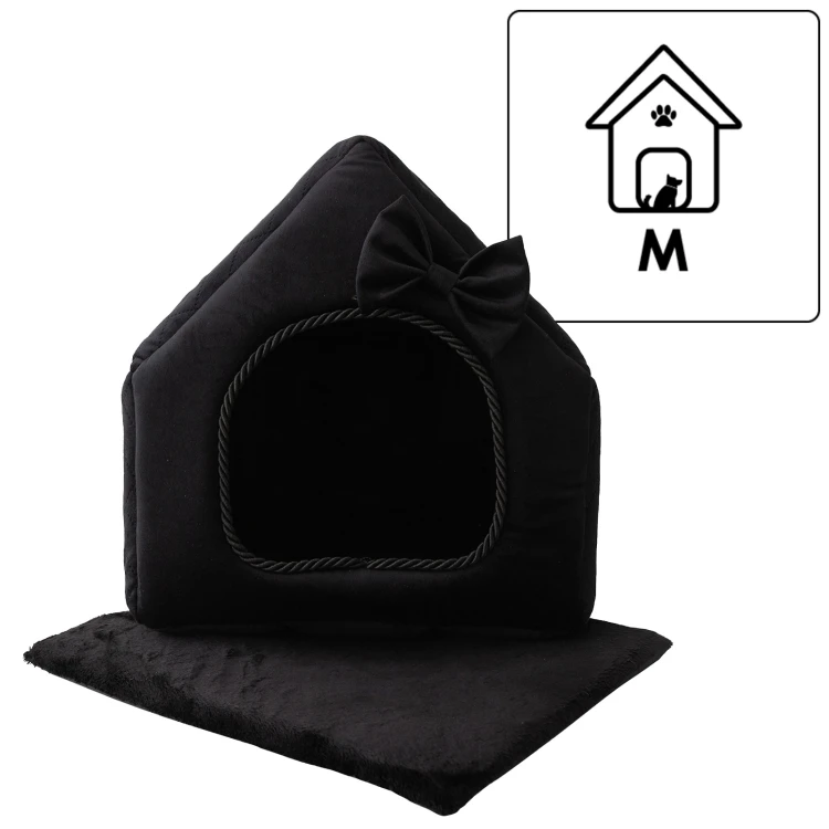 Royal Prestige R:2 legowisko posłanie ekskluzywny domek CZARNE 44x37cm M