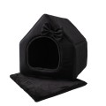 Royal Prestige R:2 legowisko posłanie ekskluzywny domek CZARNE 44x37cm M