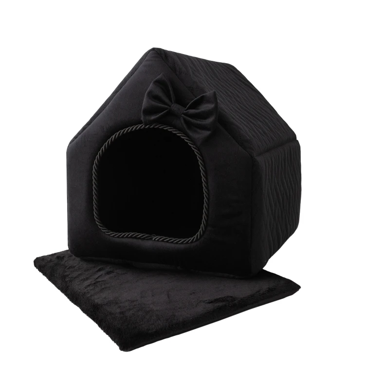 Royal Prestige R:2 legowisko posłanie ekskluzywny domek CZARNE 44x37cm M