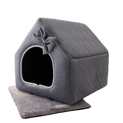 Royal Deluxe R:1 ekskluzywny domek legowisko posłanie OŁÓWKOWY 38x32cm S