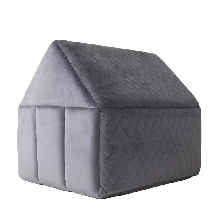 Royal Deluxe R:1 ekskluzywny domek legowisko posłanie OŁÓWKOWY 38x32cm S