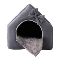 Royal Deluxe R:1 ekskluzywny domek legowisko posłanie OŁÓWKOWY 38x32cm S