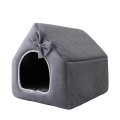 Royal Deluxe R:1 ekskluzywny domek legowisko posłanie OŁÓWKOWY 38x32cm S