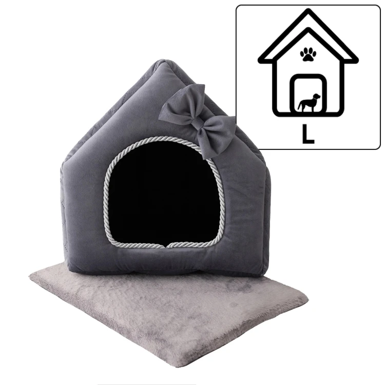 Royal Deluxe R:3 ekskluzywny domek legowisko OŁÓWKOWY 47x43cm L