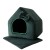 Royal Deluxe R:2 ekskluzywny domek legowisko BUTELKOWA ZIELEŃ 44x37cm M