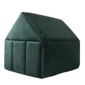 Royal Prestige R:2 legowisko ekskluzywny domek BUTELKOWA ZIELEŃ 44x37cm M