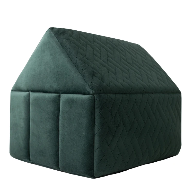 Royal Prestige R:2 legowisko ekskluzywny domek BUTELKOWA ZIELEŃ 44x37cm M