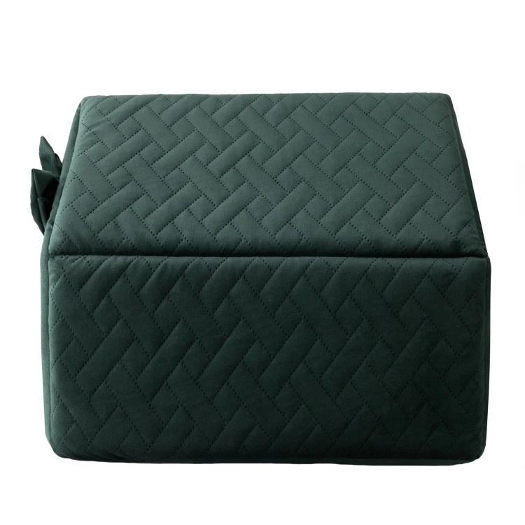 Royal Deluxe R:1 ekskluzywny domek legowisko BUTELKOWA ZIELEŃ 38x32cm S
