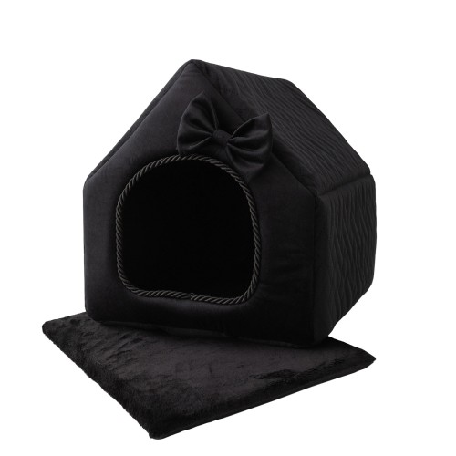 Royal Prestige R:3 legowisko posłanie ekskluzywny domek CZARNE 47x43cm L