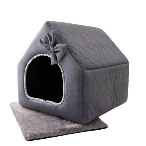 Royal Prestige R:1 ekskluzywny domek legowisko posłanie OŁÓWKOWY 38x32cm S