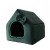 Royal Prestige R:1 ekskluzywny domek legowisko BUTELKOWA ZIELEŃ 38x32cm S