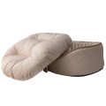 Royal Bed M ekskluzywne legowisko z poduszką ŚMIETANKOWY kojec poducha 50cm