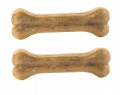 Kość prasowana z skóry wołowej przysmak wołowy 21cm smakołyk gryzak 2szt