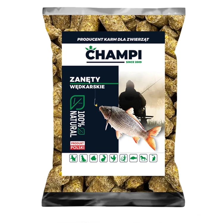4,5kg 12mm Pellet ŚMIERDZIUCH rybny zanętowy kukurydziany zanęta na karpia
