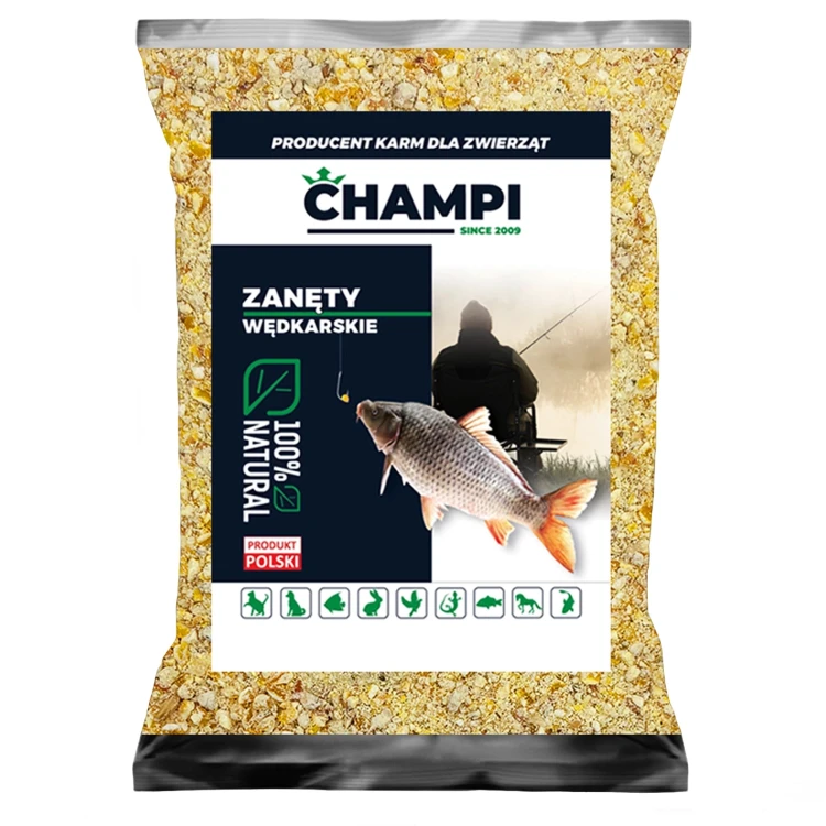 4,5kg Grys kukurydza żółta mielona ziarno zanęta wędkarska karp leszcz płoć