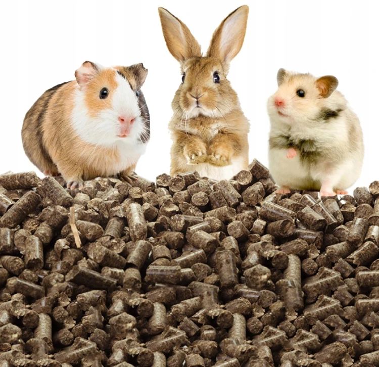 PELLET ZE SŁOMY 8mm Żwirek granulat ściółka 15kg dla gryzoni królika kota