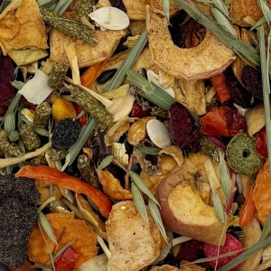 2kg Karma dla GRYZONI królika świnki owoce i warzywa KOKTAJL Champi