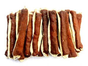 Przysmak paski wołowe okrągłe z kurczakiem smakołyk CHAMPI LS-2105 500g