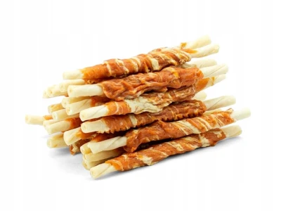 Przysmak dla psa pałeczki wołowe z łosoś dorsz CHAMPI LS-2037 500g