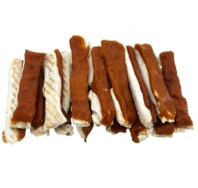 Przysmak paski wołowe okrągłe z kurczakiem smakołyk CHAMPI LS-2105 500g