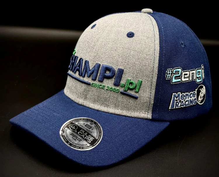 Czapka Champi.pl Speedway Collection Musielak Zengi Mencel Granatowo/szara