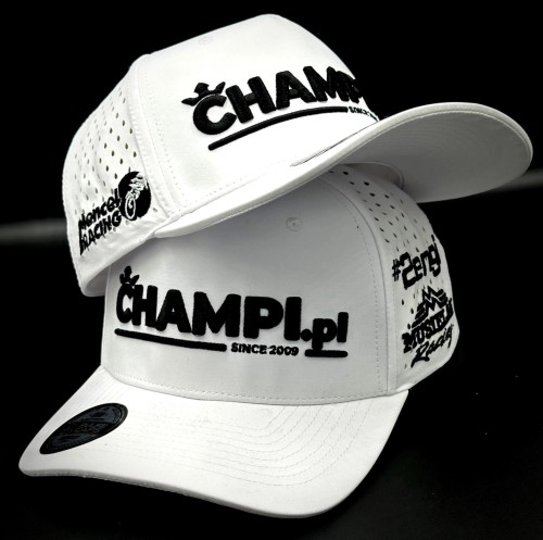 Czapka Champi.pl Speedway Collection Mencel Musielak Zengota - Biała