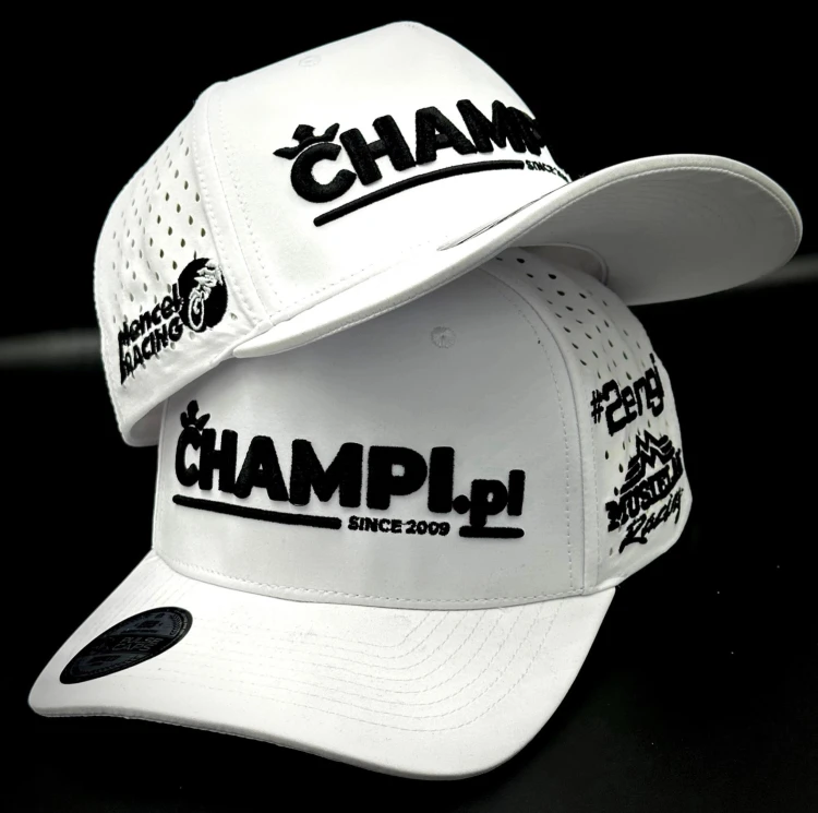 Czapka Champi.pl Speedway Collection Mencel Musielak Zengota - Biała