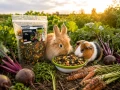 WARZYWNIK warzywa zioła dla królika świnki gryzoni karma Champi 500g