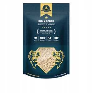 Biały robak suszony cały w melasie zanęta wędkarska METHOD FEEDER 250g